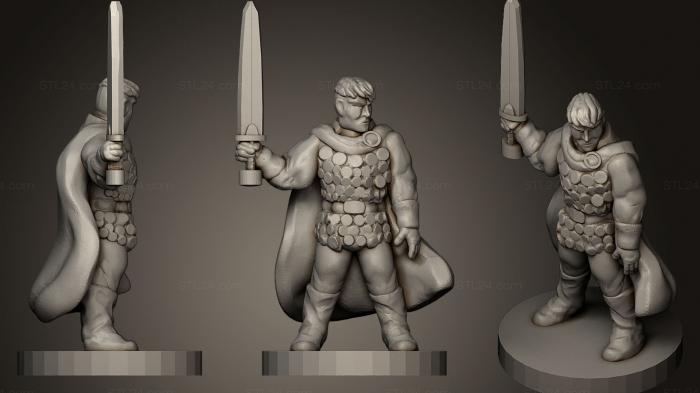 Игрушки (Благородный Герой, TOYS_0269) 3D модель для ЧПУ станка
